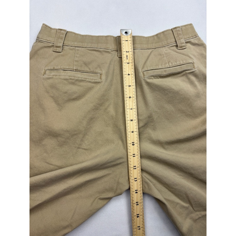 LL‎ Bean Pants Womens 10 Reg Khaki Classic Fit Straight Stretch Chino 269031 - Picture 5 of 8